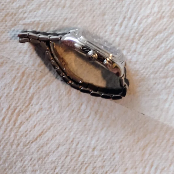 David Yurman Diamond Thoroughbred Silver and Black Chronograph Watch - Picture 3 of 16